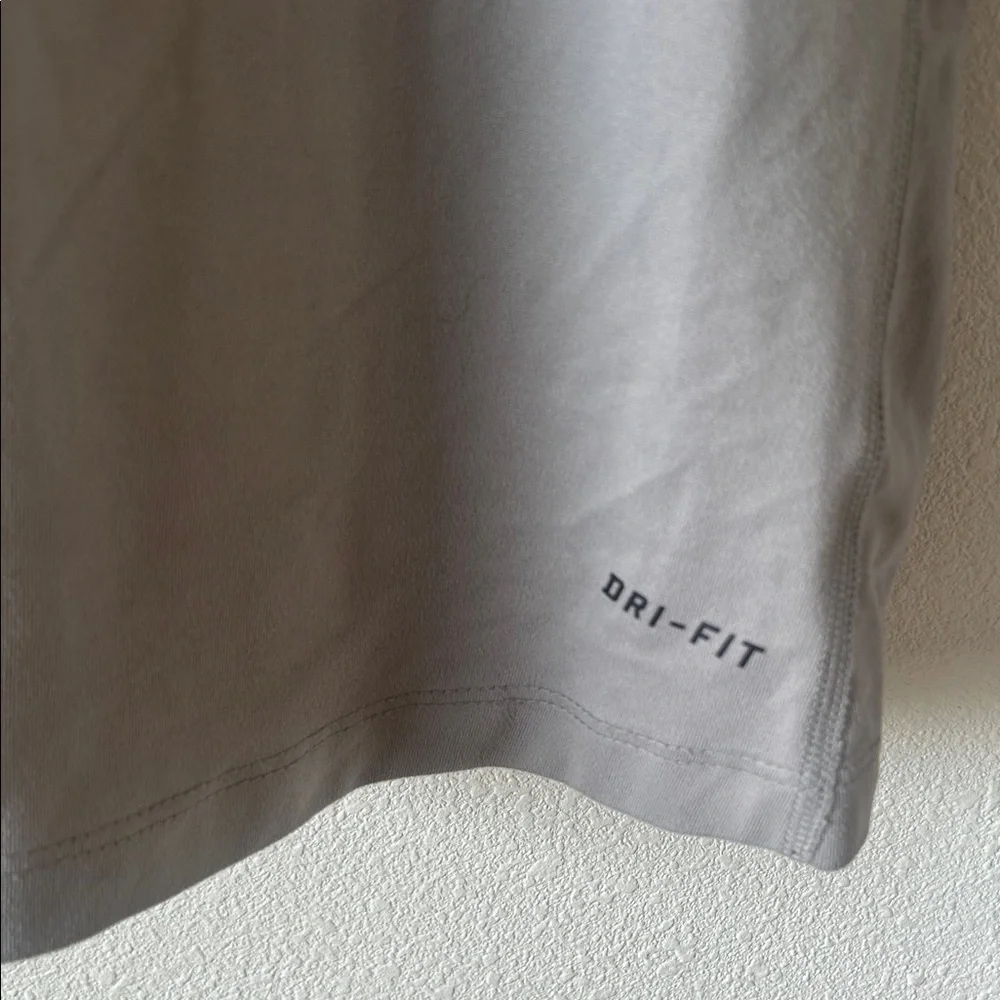 WSU Nike Light Gray Quarter-Zip Pullover